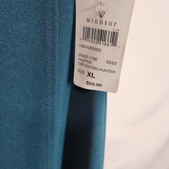 Windsor Susana Asymmetric‎ Off-Shoulder Mermaid Dress in Hunter - Size XL - Picture 7 of 11